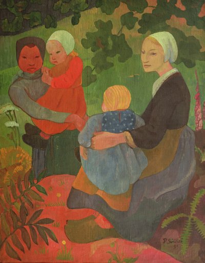 Eine bretonische Magd, ca. 1891 von John Longstaff